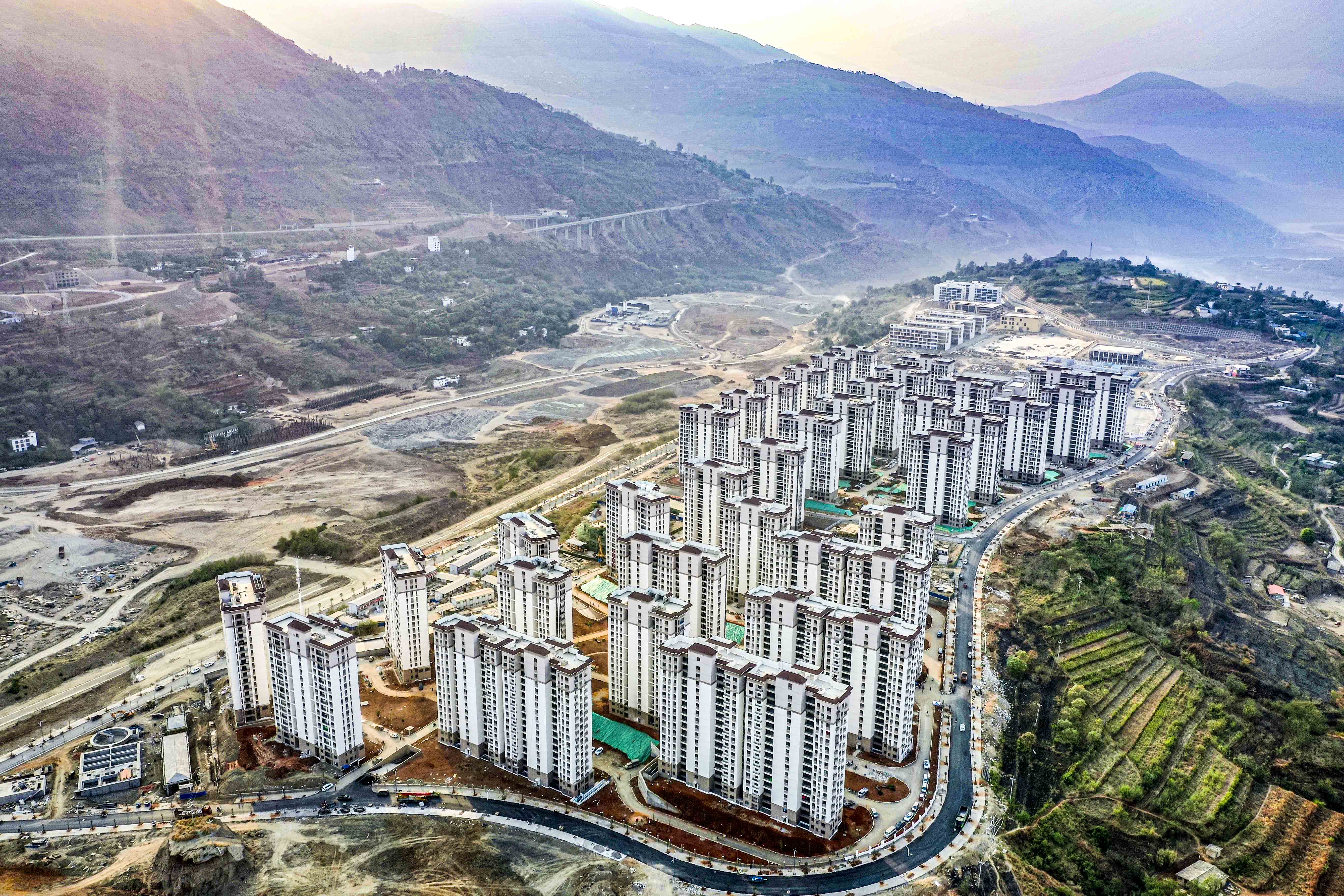 巧家县金沙江白鹤滩水电站移民工程|云南建投集团总一